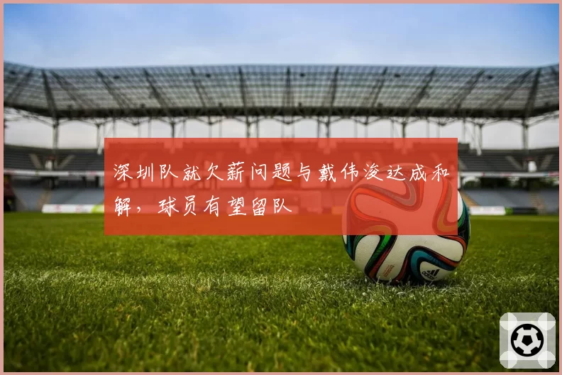 深圳队就欠薪问题与戴伟浚达成和解,球员有望留队